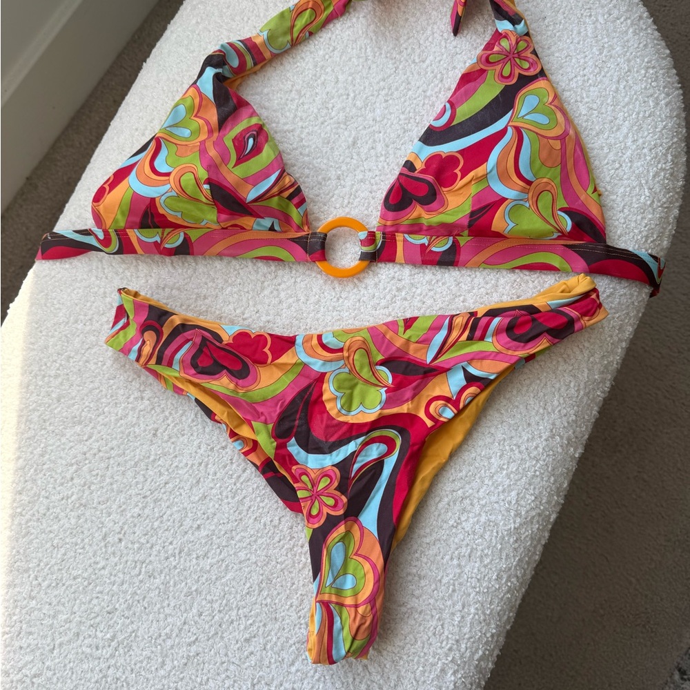 Colorful Swirl Bikini Set
